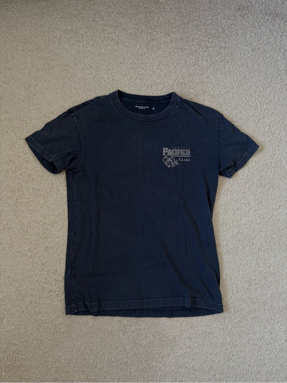 Men's Pacifico Abercombie and Fitch Navy Graphic T-Shirt